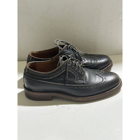 Aquatalia‎ Mens Leather Dress Shoes Black Laced Size 8 Waterproof Made in Italy main image 7